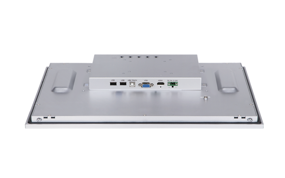 Przemysłowy monitor dotykowy LED, ekran pojemnościowy 19", 1280*1024, złącza: HDMI, VGA, 2 x USB, 1 x USB Touch, zasilanie 12-24 VDC, z zasilaczem w zestawie 2