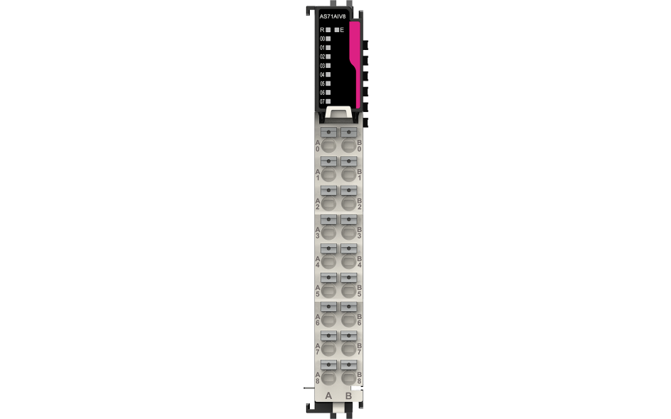 Astraada A-Series IO - Moduł wejść analogowych napięciowych 8AI (±5V,±10V,0-5V,0-10V,1-5V; 16Bit)