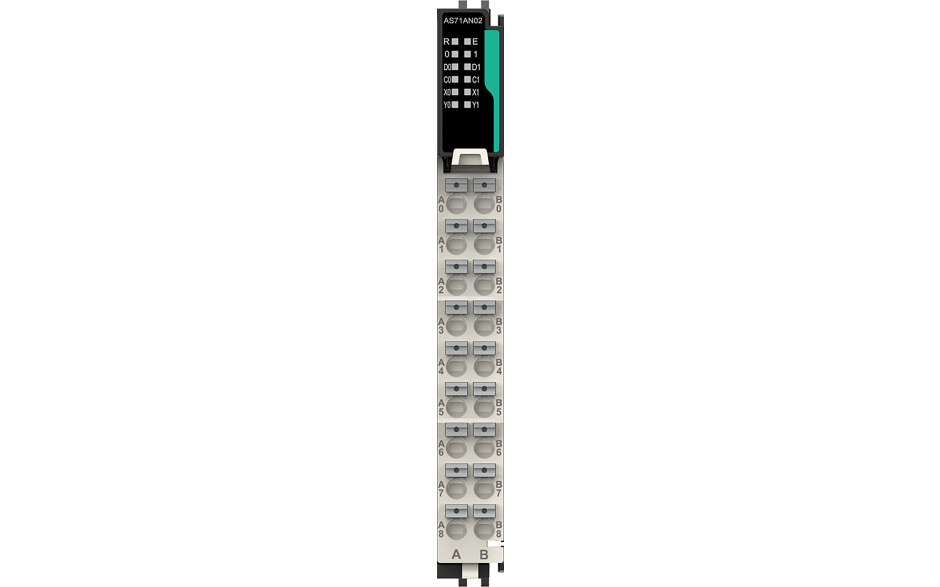 Astraada A-Series IO - Moduł enkodera absolutnego SSI 2MHz, 2-kanałowy Wej; 24VDC
