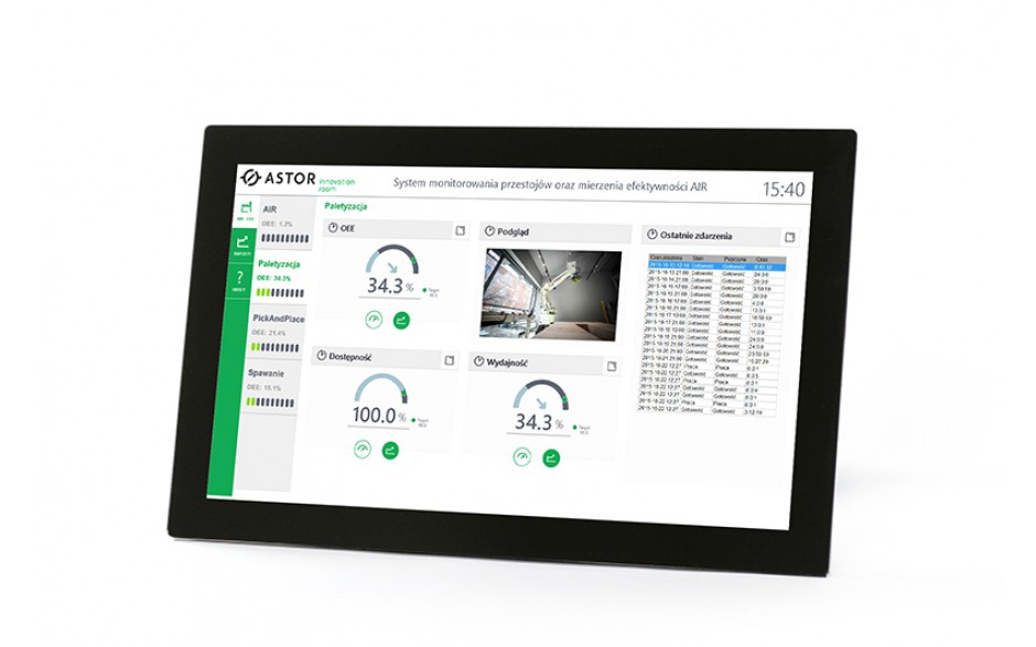 Sterownik PLC z terminalem HMI Astraada One Compact HMI Prime - 15.6", 4DI, 4DO, 4AI (270011300)