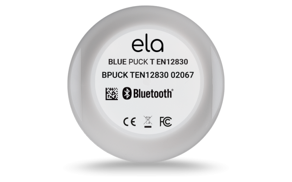 BLUE PUCK T EN12830 - bezprzewodowy czujnik temperatury w technologii BLE z certyfikatem EN12830 