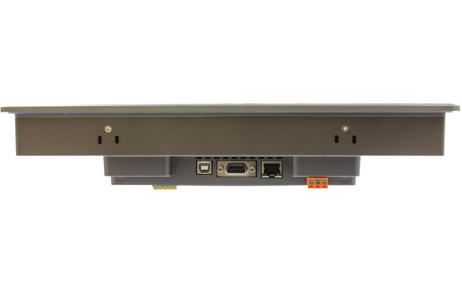 Dotykowy panel operatorski Astraada HMI, matryca TFT 12” (1024x768, 65k), RS232/422/485, RS422/485, RS232, USB Client/Host, Ethernet, MicroSD, -20~60C 4