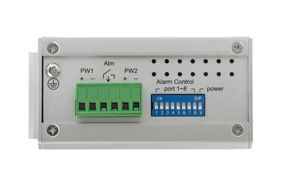 Switch niezarządzalny przemysłowy, Ethernet - 8-portowy (10/100 Base-TX) 4