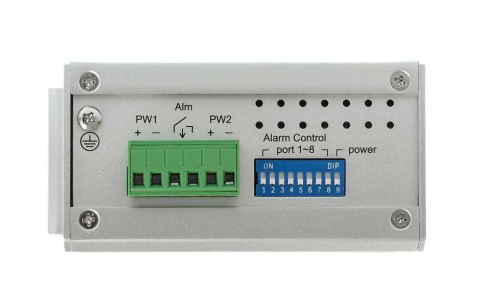 Switch niezarządzalny przemysłowy, Ethernet - 8-portowy (100/1000 Base-TX) 3