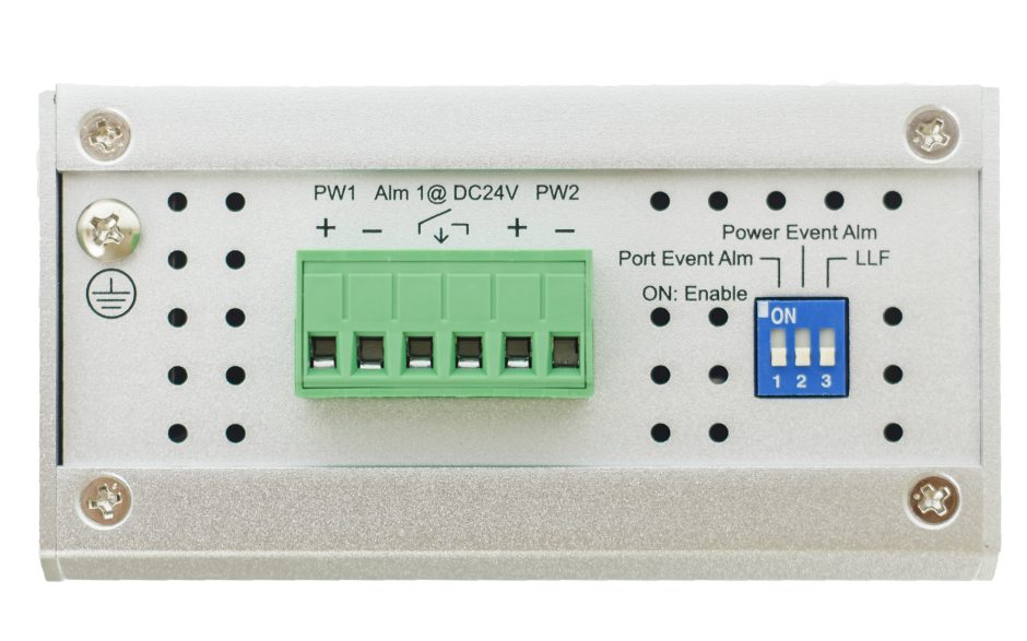 Konwerter światłowodowy Ethernet 1x 10-100-1000TX - RJ45, 1xGigabit - SFP, Kompaktowy 4