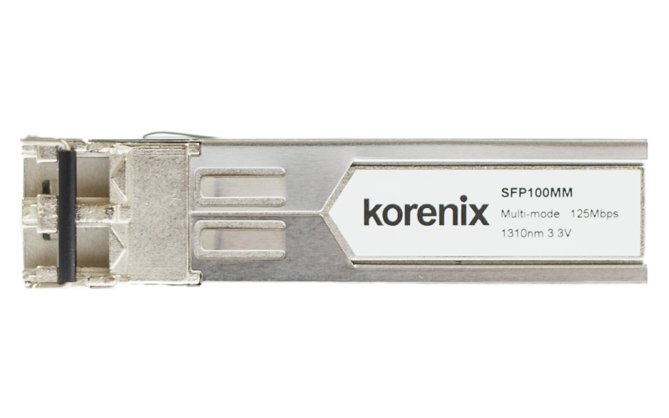 Moduł SFP, Multi-mode 100Mbps 2KM Fiber Transceiver, -40~85c, złącze LC, DDM 2
