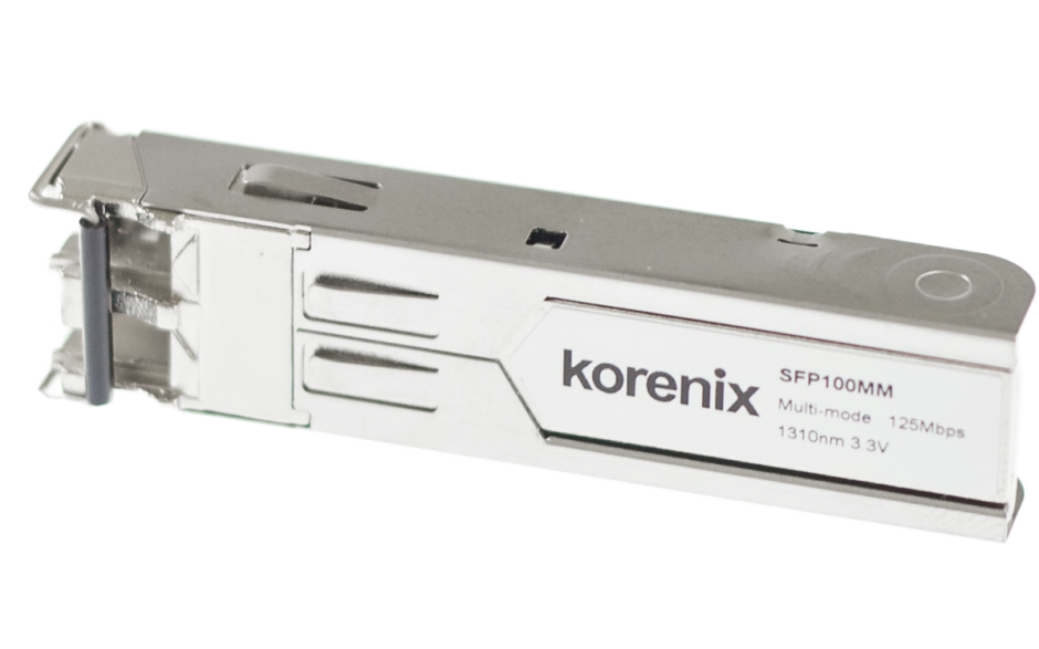 Moduł SFP, Multi-mode 100Mbps 2KM Fiber Transceiver, -40~85c, złącze LC, DDM