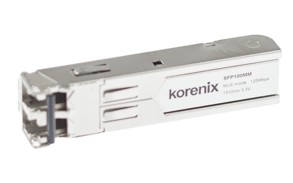 Moduł SFP, Multi-mode 100Mbps 2KM Fiber Transceiver, -40~85c, złącze LC, DDM 4