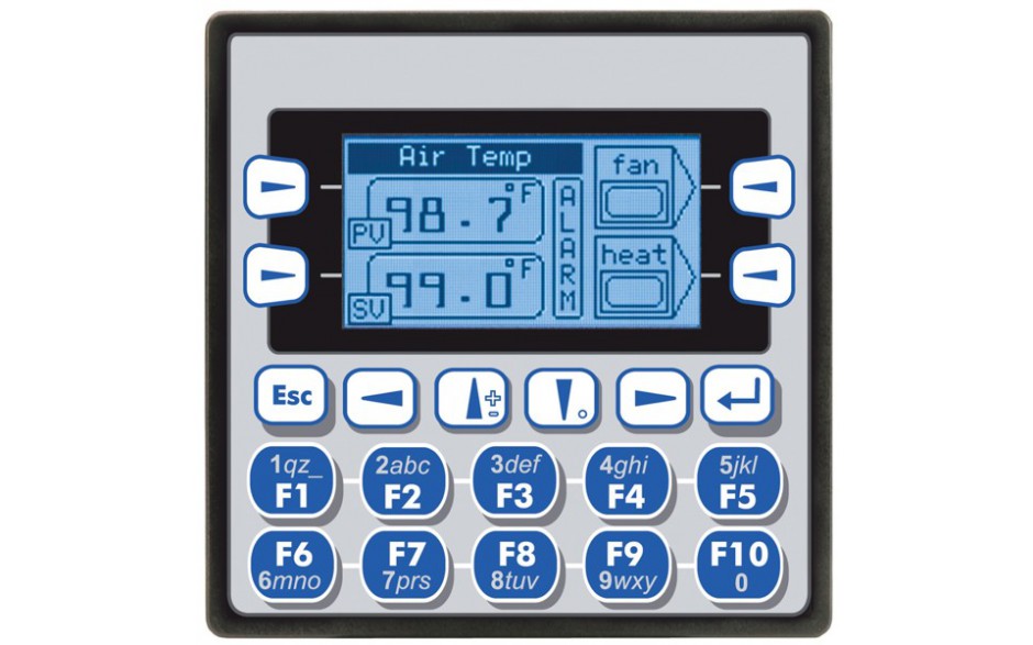 Sterownik PLC z HMI XLe - 2.25", CAN; 12 DI (24VDC), 12 DO (24VDC), 2 AI (0-10V, 0-20mA); zasilanie 9-30VDC