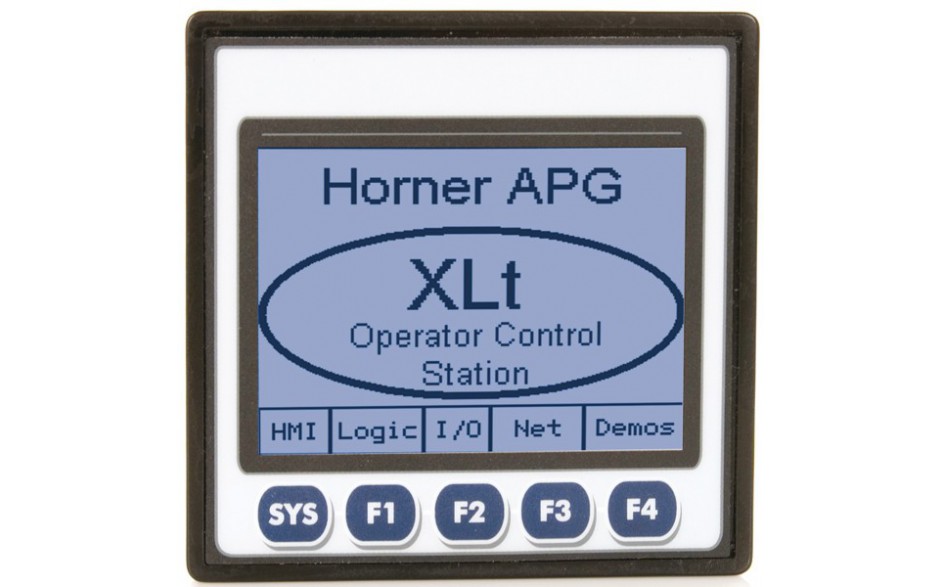 Sterownik PLC z HMI XLt - 3.5", 12 DI (24VDC), 12 DO (24VDC), 2 AI (0-10V, 0-20mA); zasilanie 9-30VDC