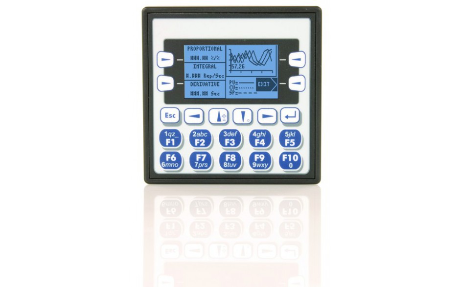 Sterownik PLC z HMI XLe - 2.25", 24 DI (24VDC), 16 DO (24VDC), 2 AI (0-10V, 0-20mA); zasilanie 9-30VDC 3