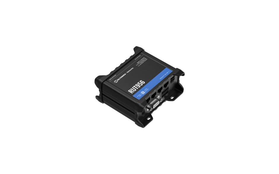 RUT956 - Router przemysłowy 4G (LTE); Ethernet; RS232/485; 128MB RAM; DUAL SIM; SMS; IPSec; openVPN; WiFi; montaż na szynie DIN 4
