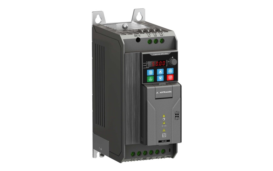 Falownik 5.5 kW trójfazowy wektorowy, filtr kategorii C3, STO, panel LED