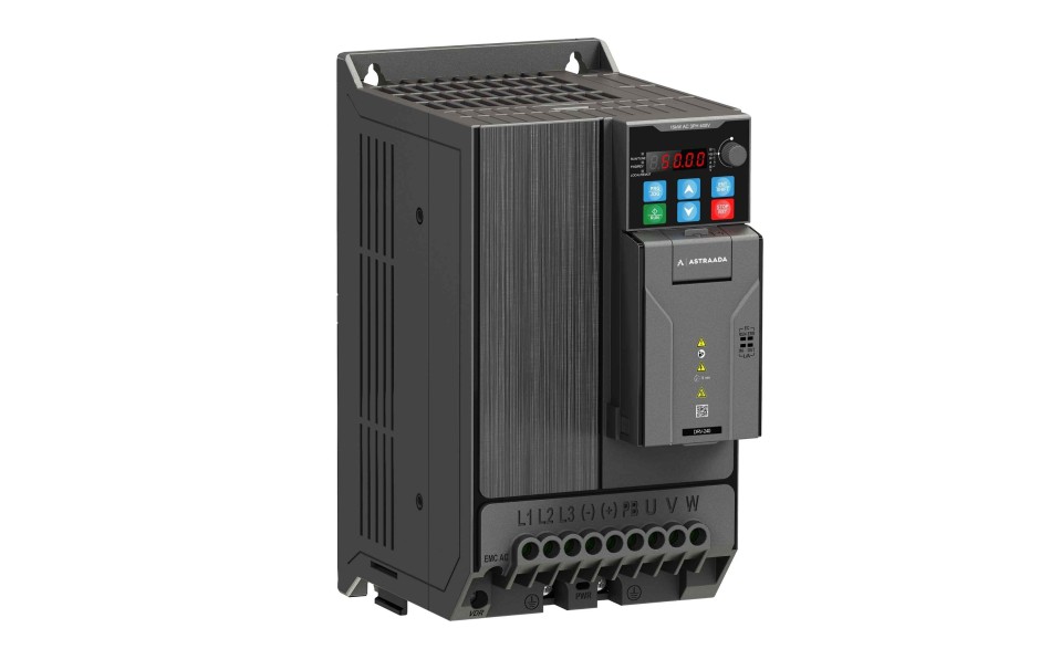 Falownik 15 kW trójfazowy wektorowy, filtr kategorii C3, STO, panel LED