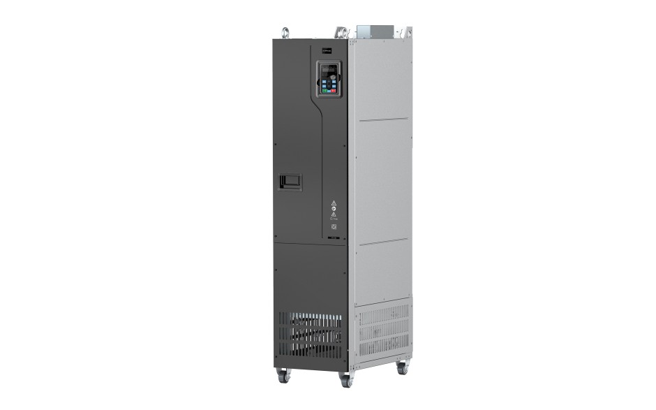  Falownik 450 kW trójfazowy do wentylatora i pompy, filtr kategorii C3, panel LED 