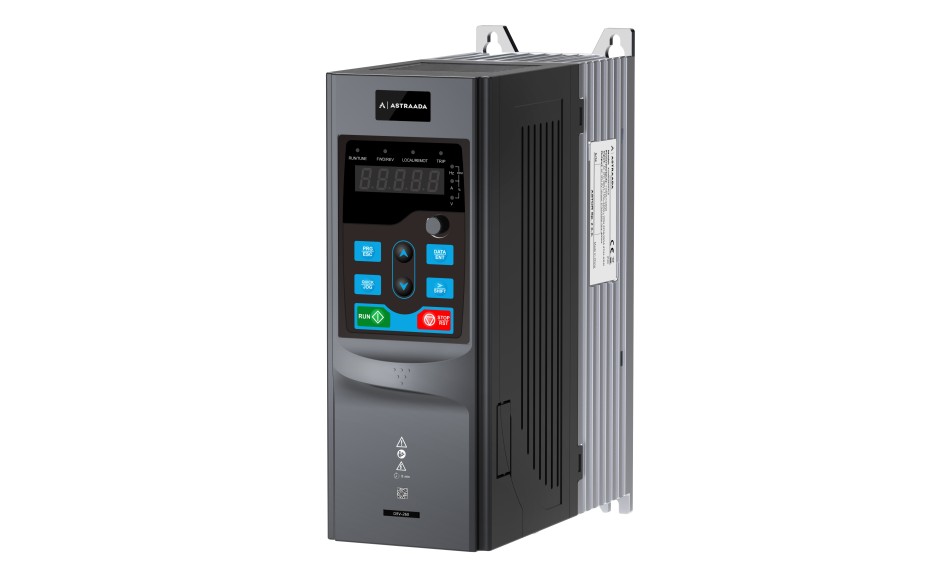  Falownik 7.5 kW trójfazowy do wentylatora i pompy, filtr kategorii C2, panel LED 