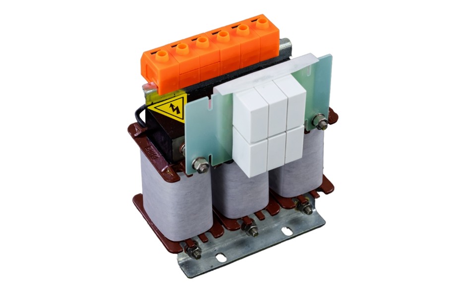 Filtr sinusoidalny do falownika o mocy 0.4-2.2 kW, zasilanie 3x 400V, 5A