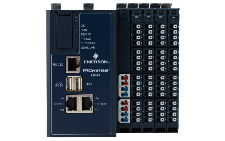 Zestaw startowy - PACSystems RSTi-EP CPE205 + 32DI + 32 DO + PAC Machine Edition 10 Lite + Zasilacz 3