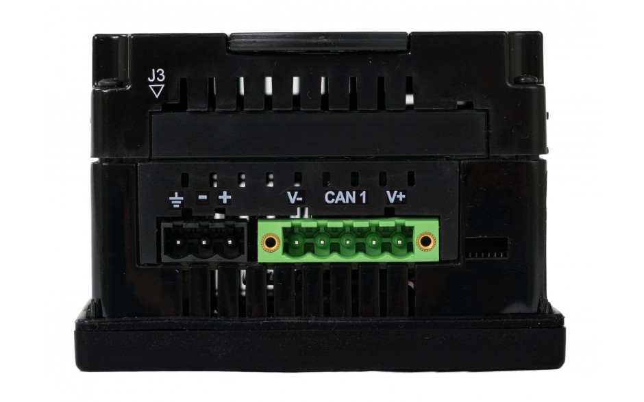 Sterownik PLC z HMI XL4e - 3.5", 12 DI (12/24 VDC), 12 DO (24 VDC), 6 AI (0-10V, 0-20mA, TC, RTD), 4 AO (0-10V, 0-20mA); zasilanie 9-30VDC 13