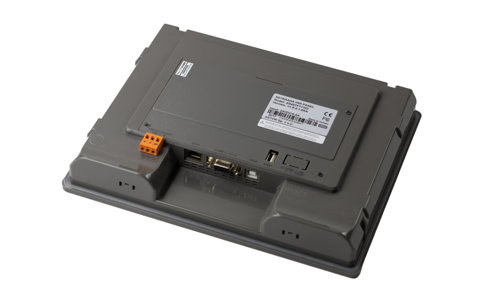 Dotykowy panel operatorski Astraada HMI, matryca TFT 10,1” (1024x600, 65k), RS232, RS422/485, RS485, USB Client/Host, Ethernet, 24m gwarancji 3