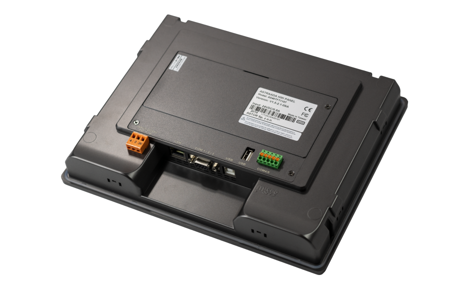 Dotykowy panel operatorski Astraada HMI, matryca TFT 10,1” (1024x600, 65k), RS232, RS422/485, 3x RS485, USB Client/Host, Ethernet, 30m gwarancji 3