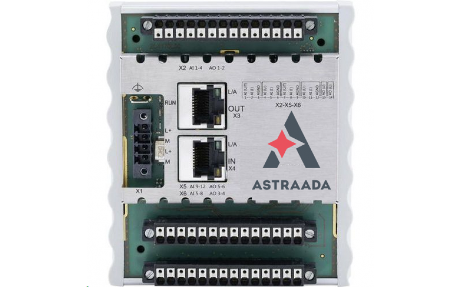 Astraada One Compact ECC AIO - Moduł wejść/wyjść analogowych sterownika kompaktowego: 12AI, 6AO