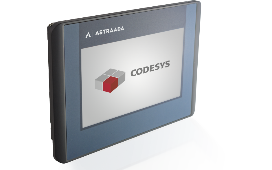 Dotykowy terminal operatorski Astraada One, matryca TFT 4,3” (430x272), 800 MHz, 512 MB Flash, 512MB RAM, 1x USB, 1x ETH (do Astraada One PLC) (222001800)