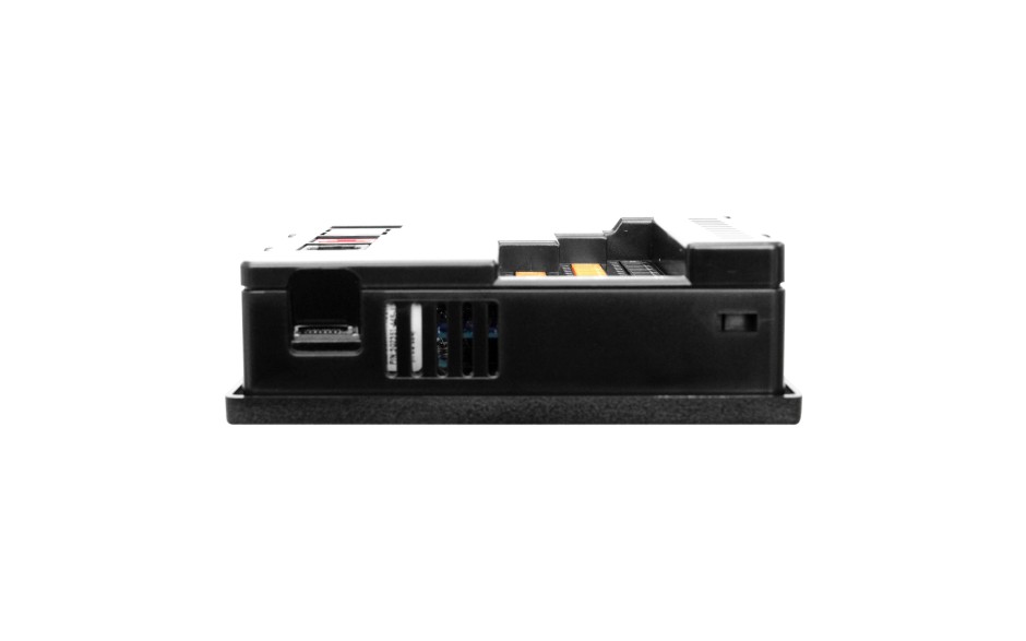 Sterownik PLC z HMI X4 - 4.3"; 12x DI  (24 VDC; 4HSC, 500 kHz), 12x DO (24 VDC; 2PWM, 65 kHz), 4x AI (0-20mA; 4-20mA; PT100 RTD), 2x AO (4-20 mA) 6