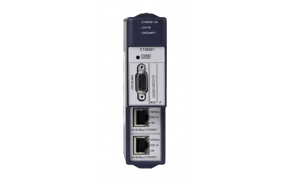 RX3i - Moduł komunikacyjny Ethernet 2x 10/100BaseT (switch); Modbus TCP Client/Server; SRTP; EGD 4