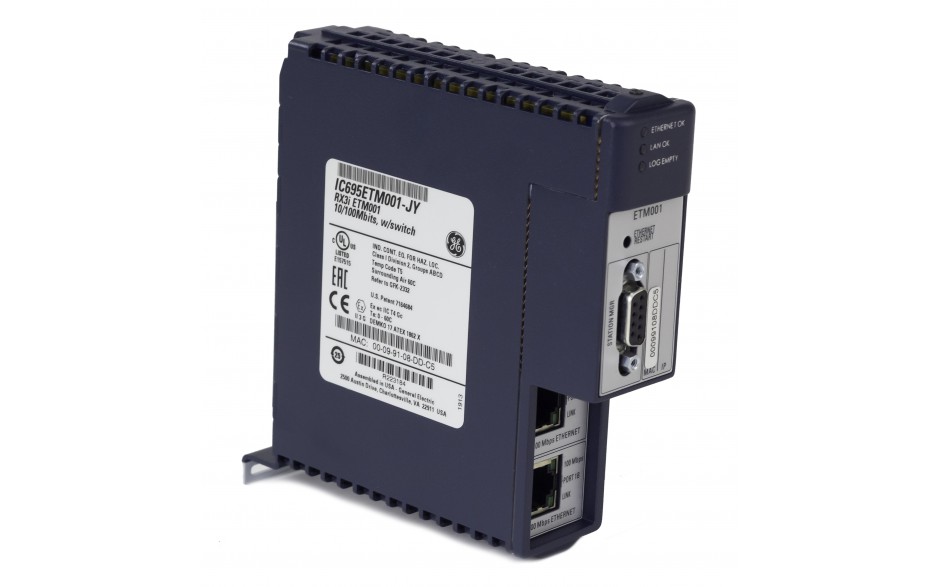 RX3i - Moduł komunikacyjny Ethernet 2x 10/100BaseT (switch); Modbus TCP Client/Server; SRTP; EGD 2
