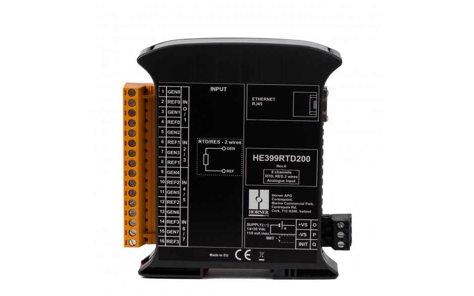 SmartMod PLUS I/O; 8 wejść RTD (Pt100, Pt1000, Ni100, Ni1000); rozdzielczość 16 bitów; Modbus TCP 7