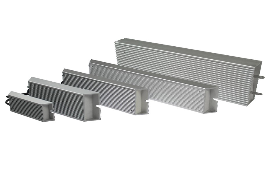 Wyprzedaż - Rezystor hamujący do falownika Astraada DRV o mocy 4 kW, zasilanie 400 V (obudowa aluminiowa) 2