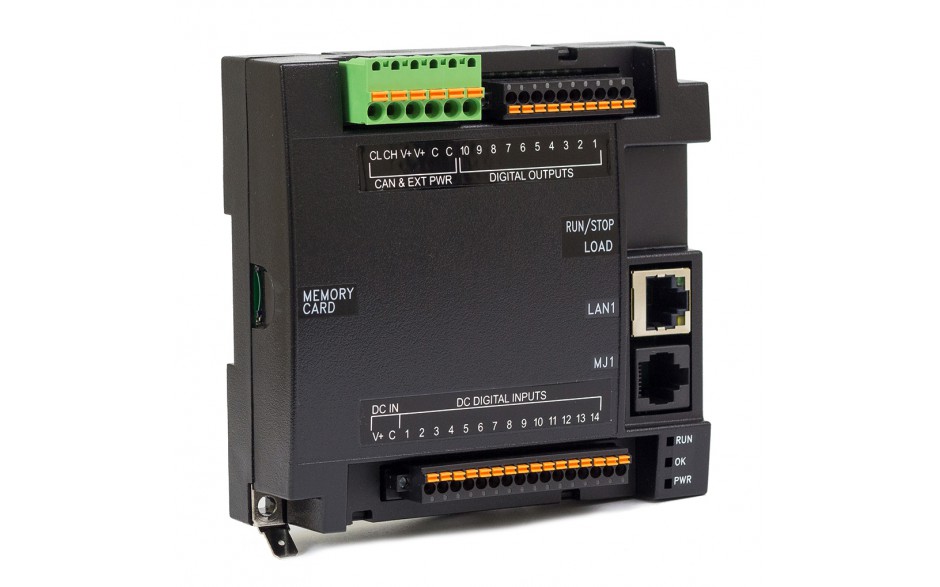 Sterownik PLC RCC1410; RS232, RS485, Ethernet, CsCAN, MicroSD;  14x DI, 10x DO 24 VDC; zasilanie 9-30 VDC 2