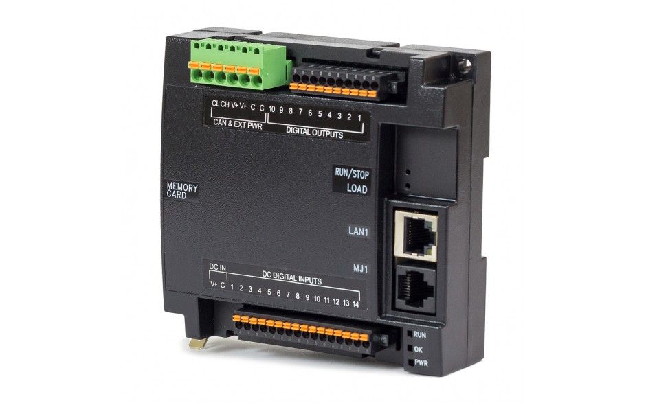 Sterownik PLC RCC1410; RS232, RS485, Ethernet, CsCAN, MicroSD;  14x DI, 10x DO 24 VDC; zasilanie 9-30 VDC 4