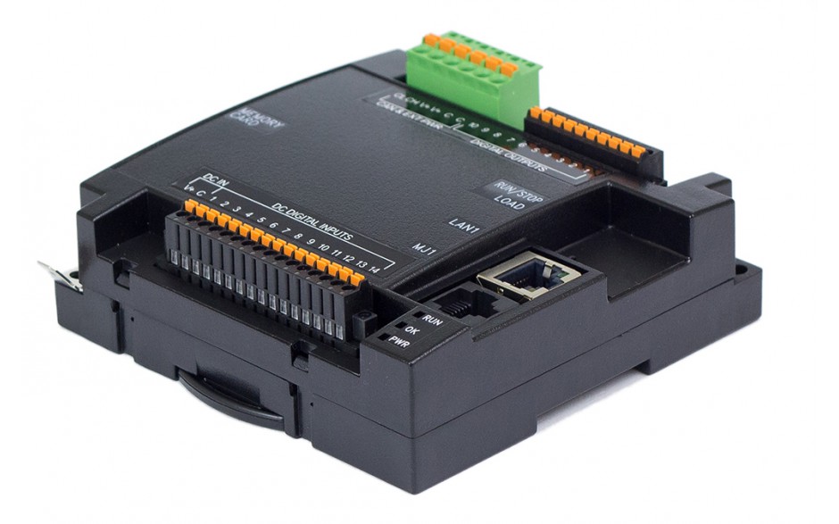 Zestaw startowy z e-szkoleniem - Sterownik PLC RCC1410; RS232, RS485, Ethernet, CsCAN, MicroSD;  14x DI 24 VDC, 10x DO 24 VDC; zasilanie 9-30 VDC 3