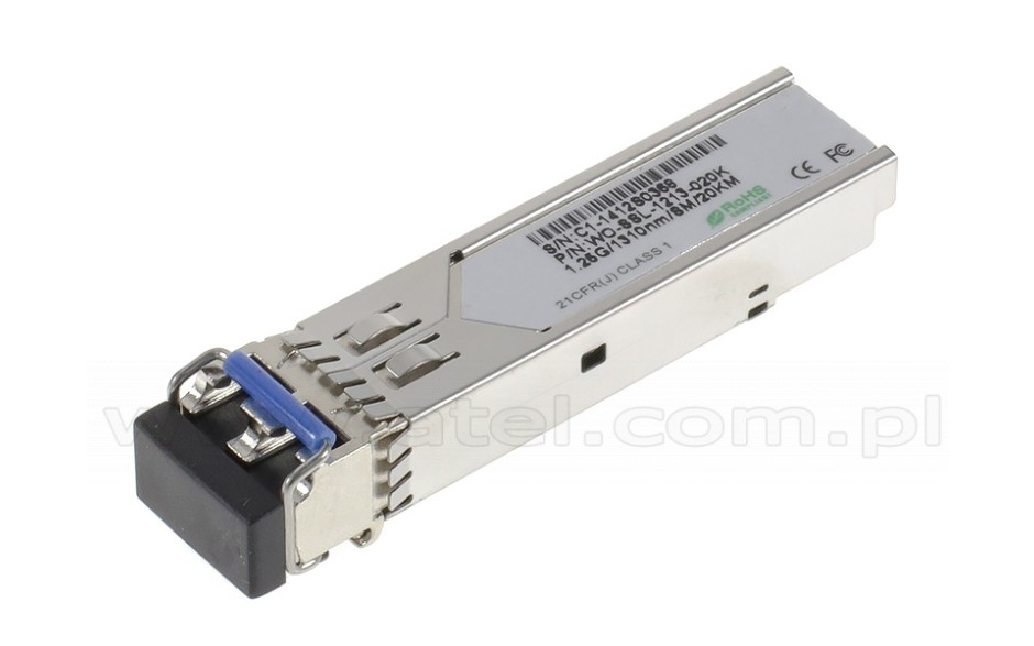 Astraada NET - Moduł SFP, Multi-mode 100Mbps 5KM Fiber Transceiver,   -10~70c, złącze LC