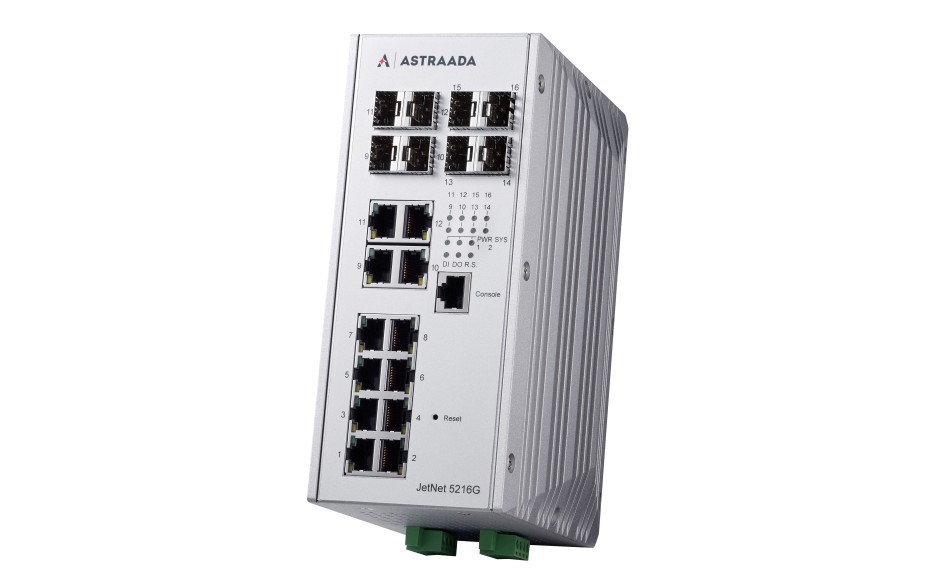 Switch Ethernetowy 8xRJ45 (10/100/1000 Base-TX) + 4x Gb Combo + 4G SFP, zarządzalny (SNMP, WEB), RapidSuperRing