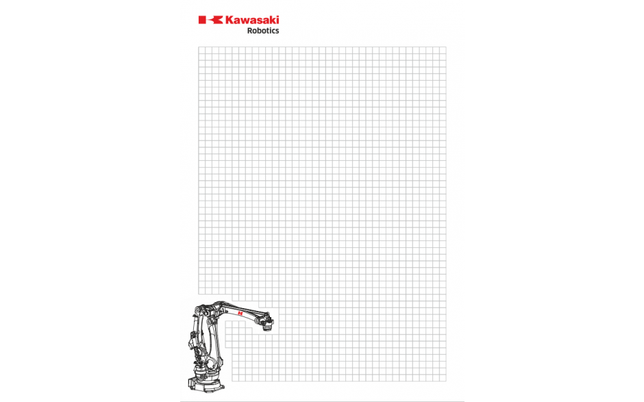 Notes A5 z robotem Kawasaki Robotics CP180