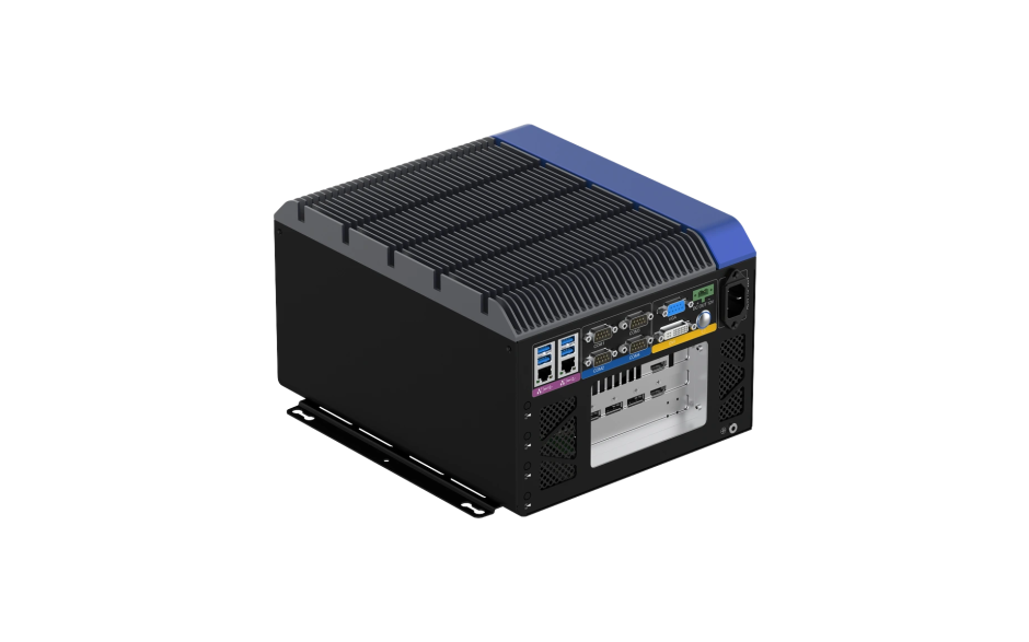 Komputer przemysłowy AS56AIPC-6L typu Tower/Wallmount, procesor Intel® Core™ 12-14. generacji, do 64 GB RAM, 2x slot PCIe x16 pod karty GPU/AI