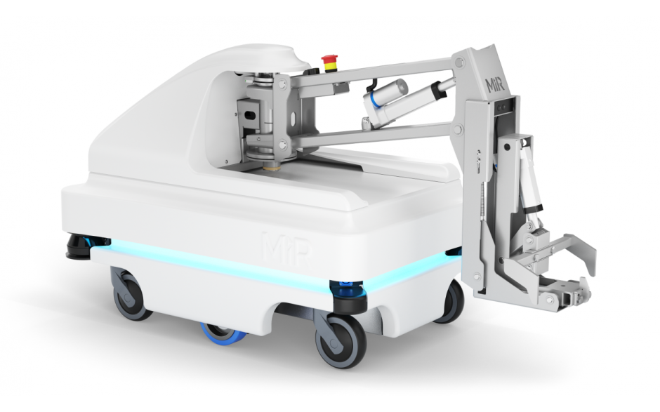 MiRHook 100 - moduł rozszerzający możliwości transportowe o holowanie wózków o wadze do 300 kg