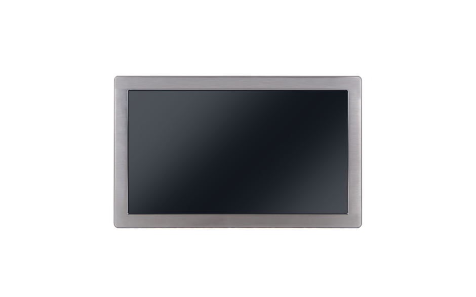 Przemysłowy monitor dotykowy, ekran rezystancyjny 21.5", 1920*1080, obudowa ze stali nierdzewnej o klasie szczelności IP69K
