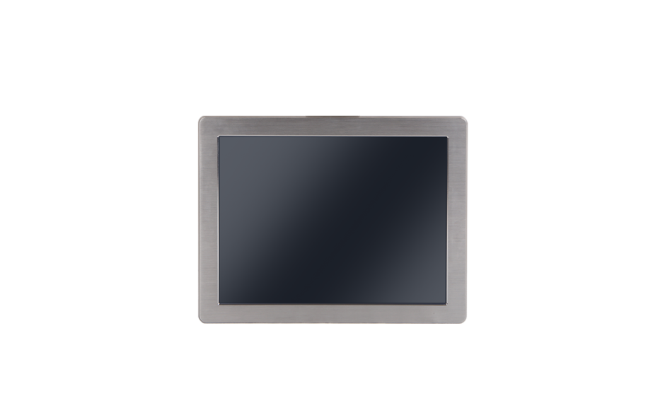Przemysłowy monitor dotykowy, ekran rezystancyjny 15", 1024 x 768, obudowa ze stali nierdzewnej o klasie szczelności IP69K