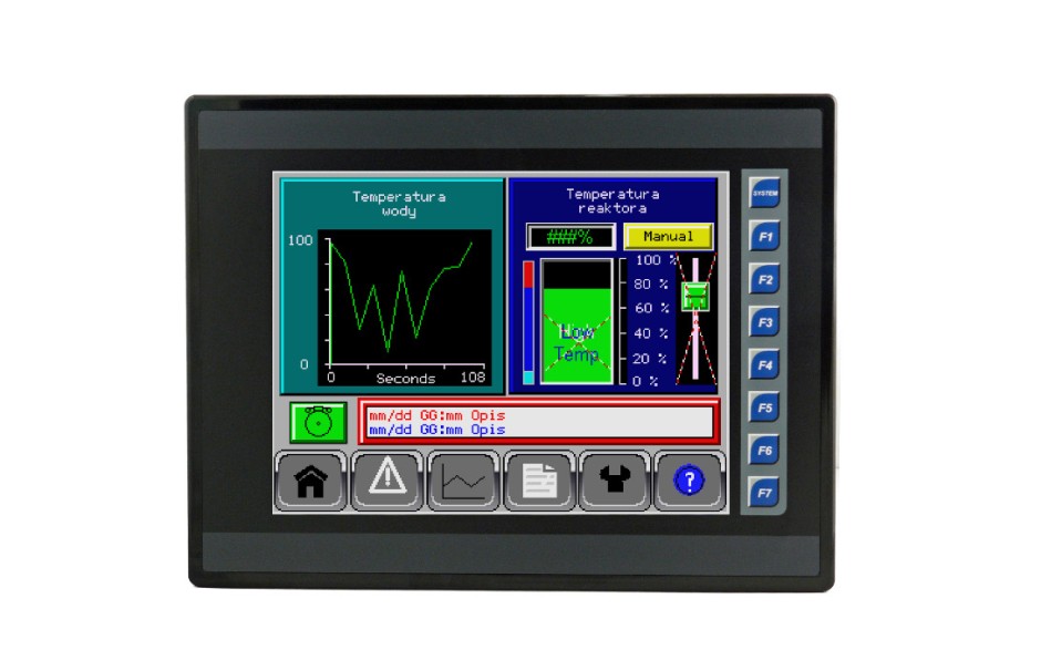 Sterownik PLC z HMI XL10 Prime - 10",  12 DI (24V, 4 HSC), 12 DO (24V, 2 PWM), 2 AI (0-10V, 0-20mA, 4-20mA, RTD, THM), 2 AO (0-10V, 0-20mA, 4-20mA) 2