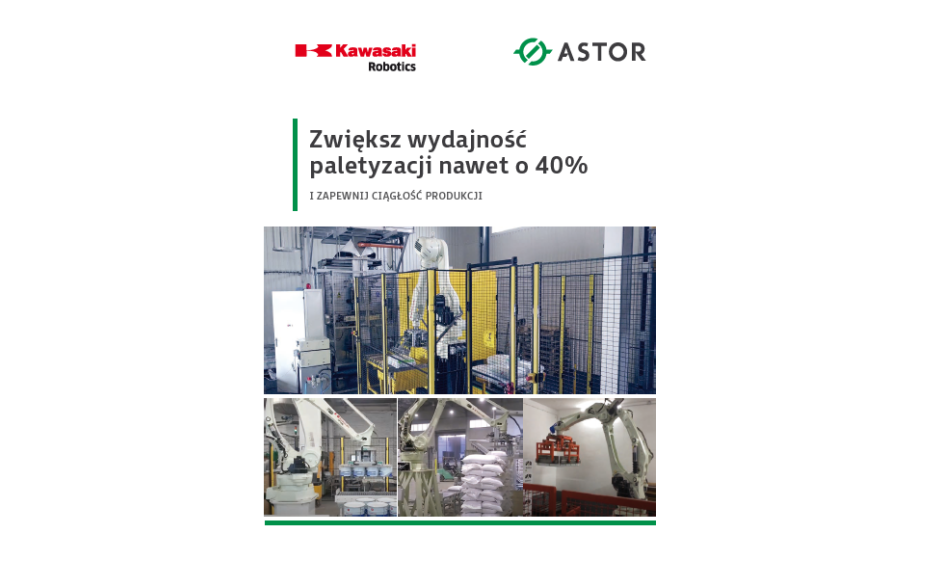 Zwiększ wydajność paletyzacji nawet o 40%