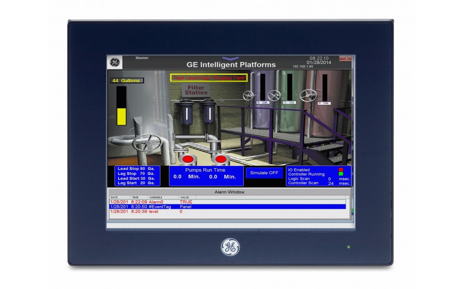 Dotykowy panel operatorski QuickPanel+, 10" Multi-touch, 1GHz, 1024 MB RAM, 512 MB Flash, 2xETH, RS232, 2xUSB, 24VDC