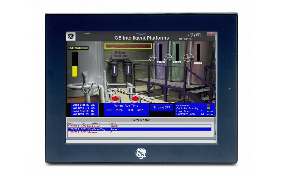 Dotykowy panel operatorski QuickPanel+; 12" Multi-touch, 1GHz, 1024 MB RAM, 512 MB Flash, 2xETH, RS232, RS485, 2xUSB, 24VDC