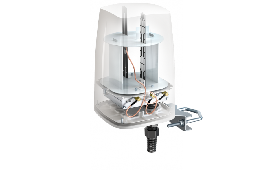 GATX10 - przemysłowy, zaawansowany gateway z obsługą BLE zintegrowany z anteną. Komunikacja Bluetooth/Wi-Fi/LAN/Modbus TCP/MQTT