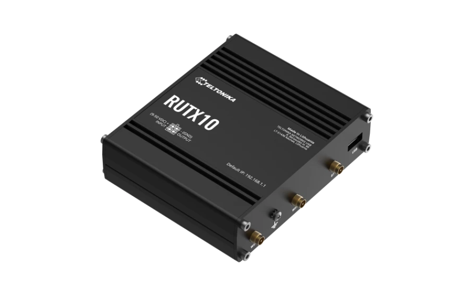 RUTX10 - Router Ethernet bez GSM - Ethernet ; 4x1000Mps; WiFi ; Bluetooth LE 4