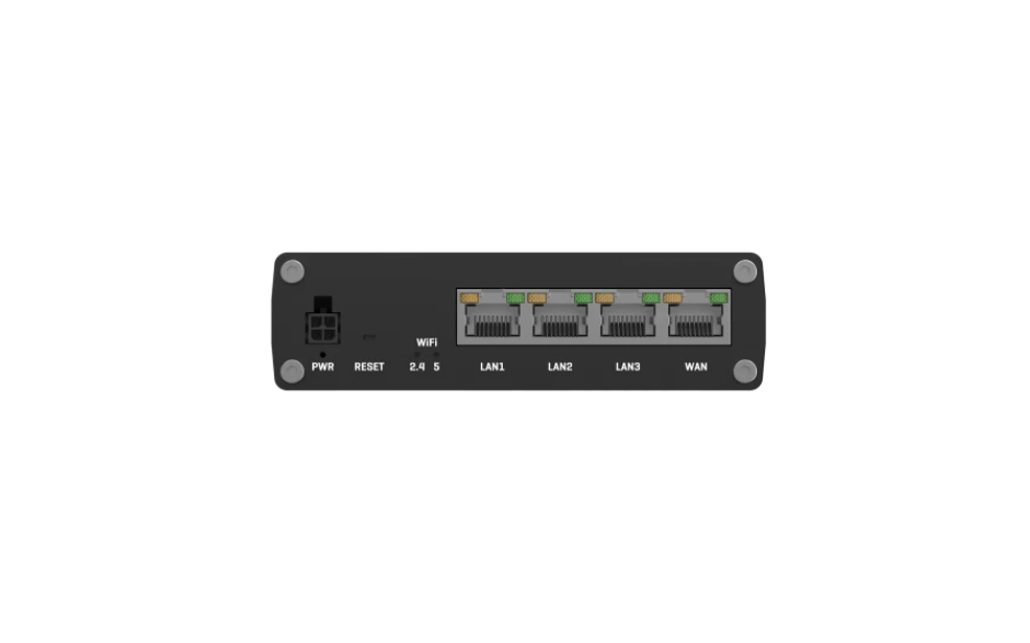 RUTX10 - Router Ethernet bez GSM - Ethernet ; 4x1000Mps; WiFi ; Bluetooth LE 3