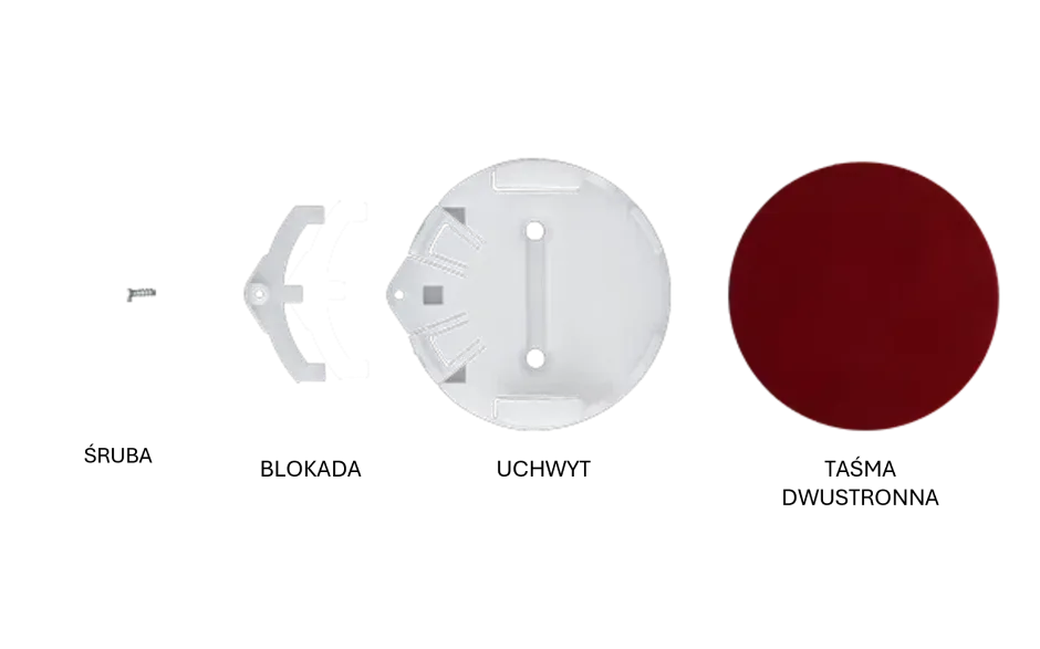 PUCK HOLDER STICKER - uchwyt do obudowy PUCK z naklejką montażową